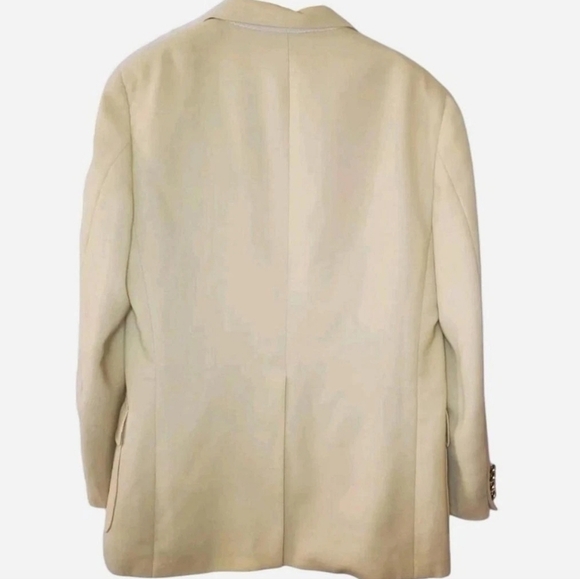 Vintage Chaps by Ralph Lauren Sport Coat Mens Size 44R Gold Buttons Made in USA - Picture 14 of 14